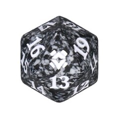 Zendikar Rising: D20 Die (Black)